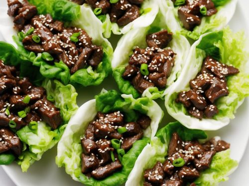 Teriyaki Beef & Lettuce Cups