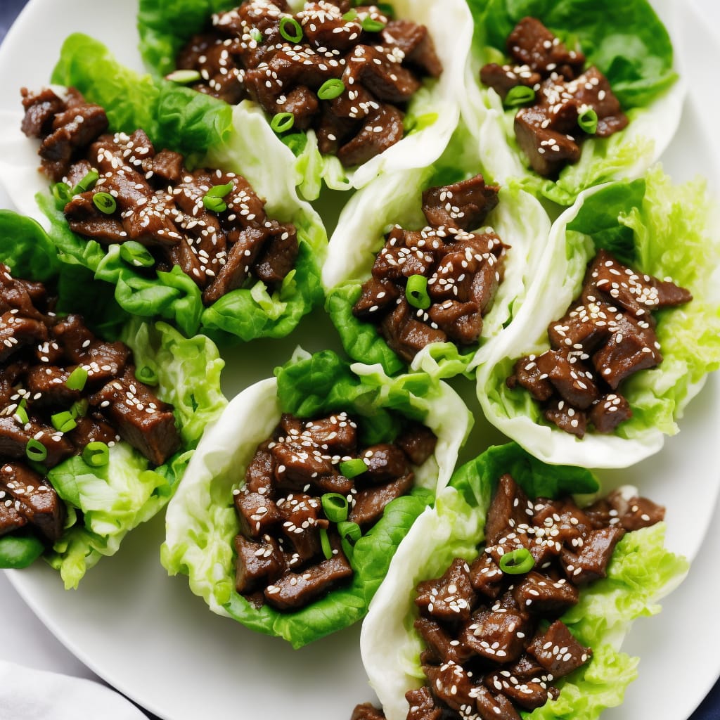 Teriyaki Beef & Lettuce Cups