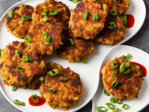 Thai Chicken Cakes with Sweet Chilli Sauce