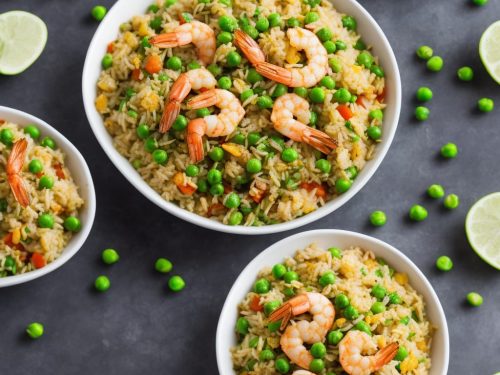 Thai Fried Rice with Prawns & Peas