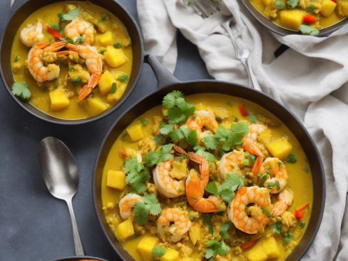 Thai Prawn, Squash & Pineapple Curry