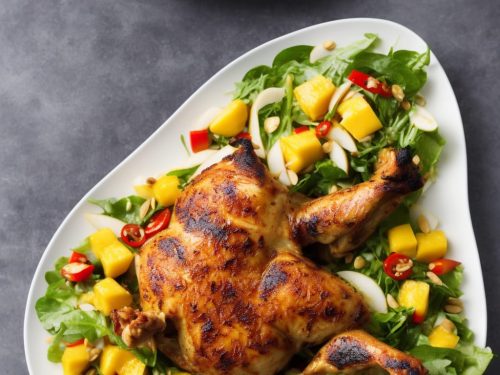 Thai Roast Chicken with Mango & Apple Salad