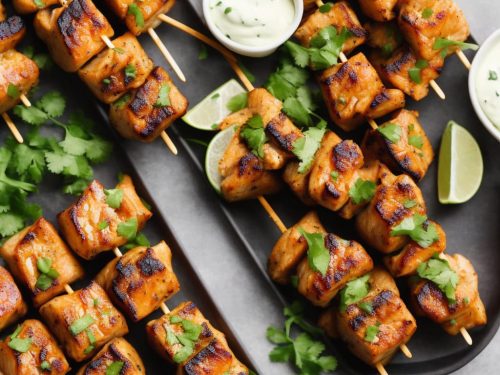 Thai Salmon Kebabs with Sweet Chilli & Lime Dip