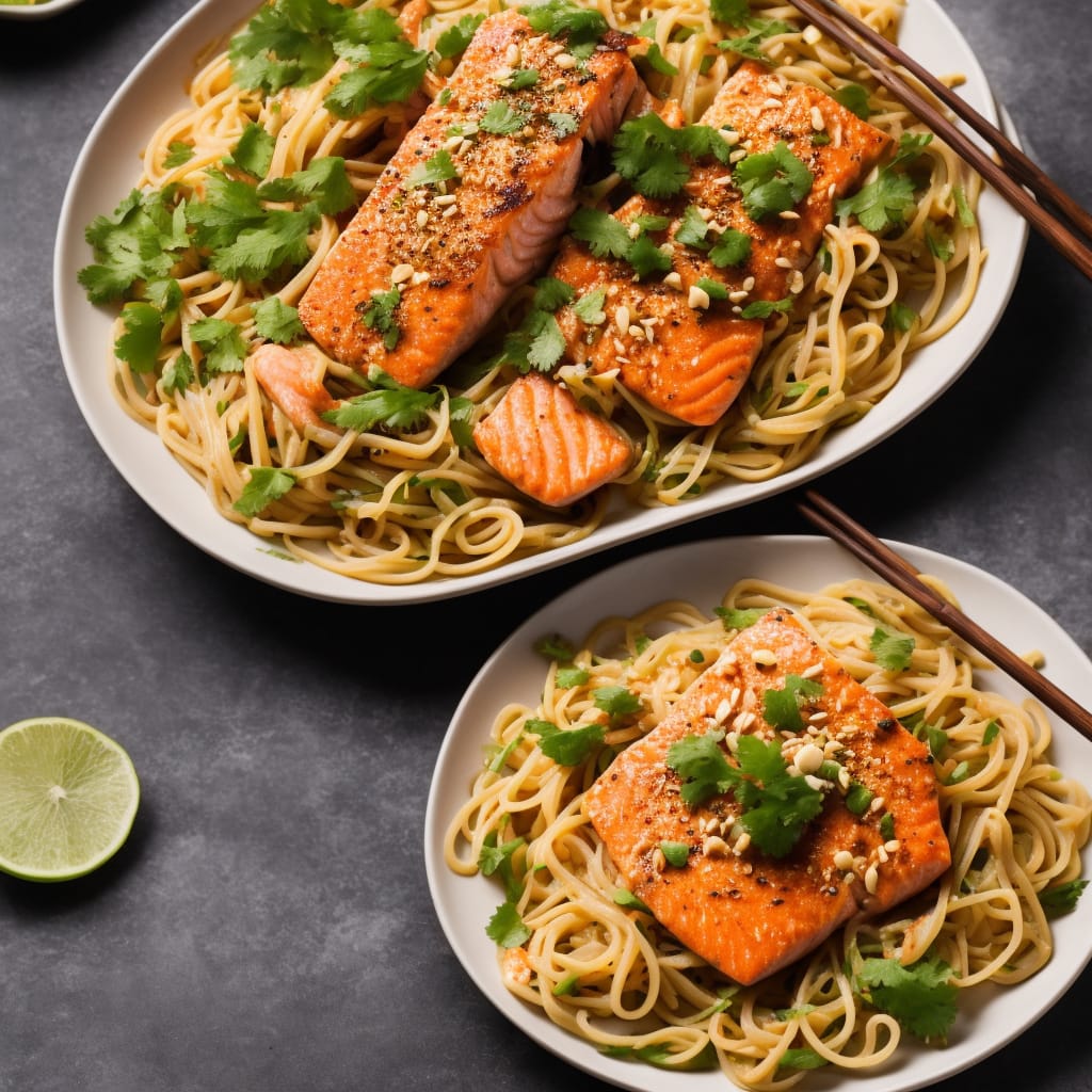 Thai Salmon Noodles