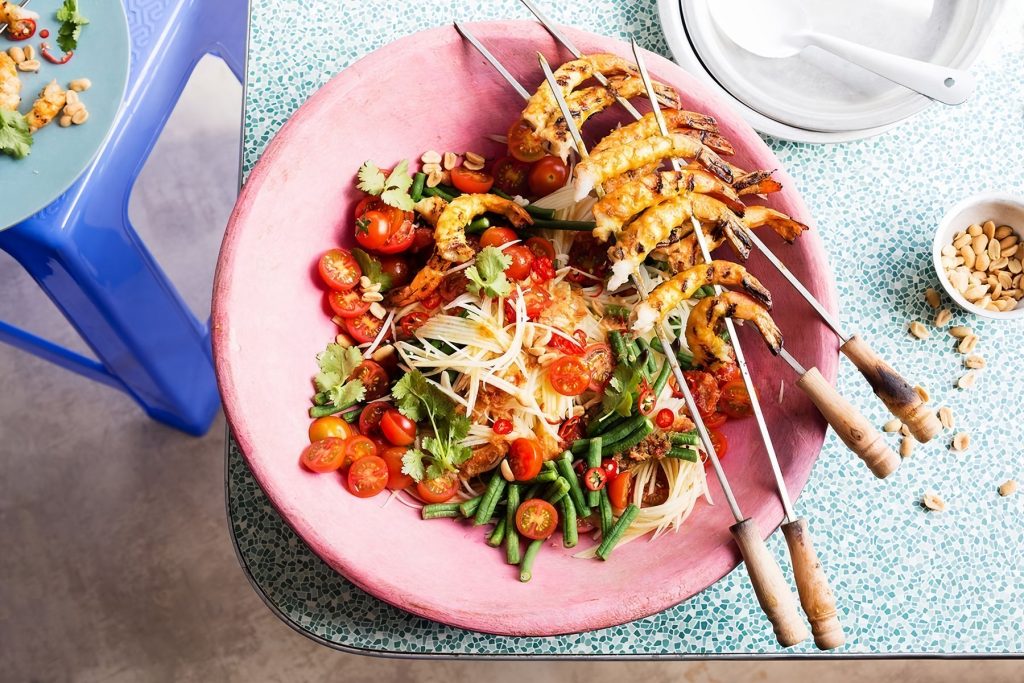 Thai Satay Prawns