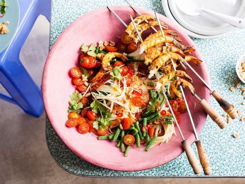 Thai Satay Prawns