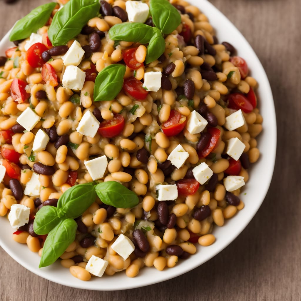 Three Bean Salad with Mozzarella