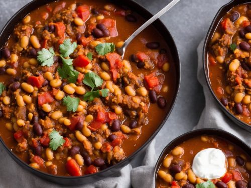 Three-Bean Vegetarian Chili