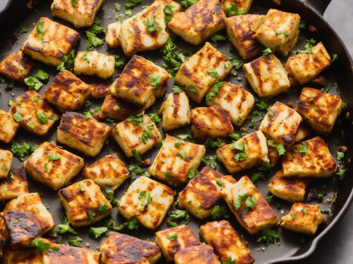 TikTok Hot Honey Halloumi Recipe