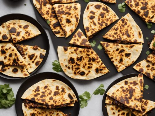 Title Black Bean and Sweet Potato Quesadillas