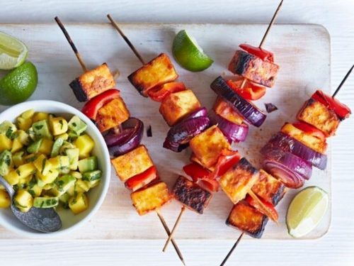 Toasty Feta Kebabs