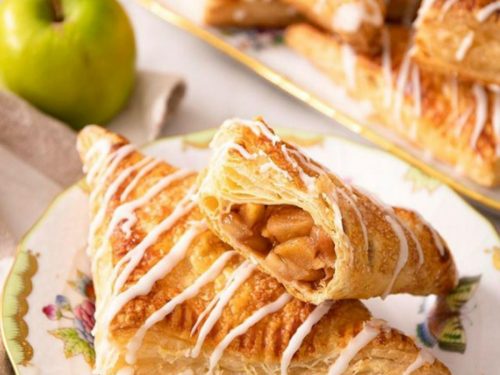 Toffee Apple Turnover Puff Pie