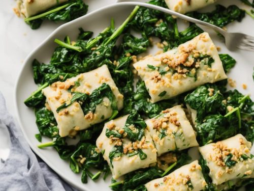 Tofu & Spinach Cannelloni