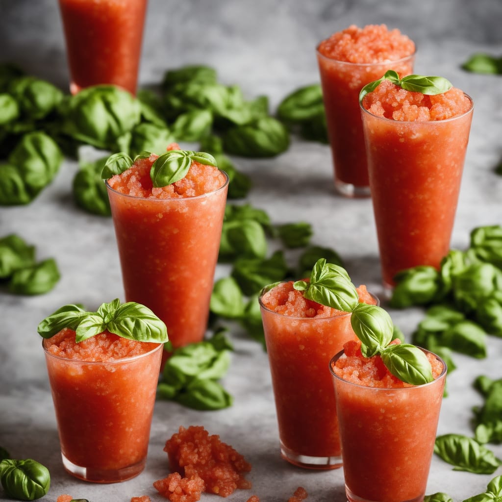 Tomato & Basil Granita