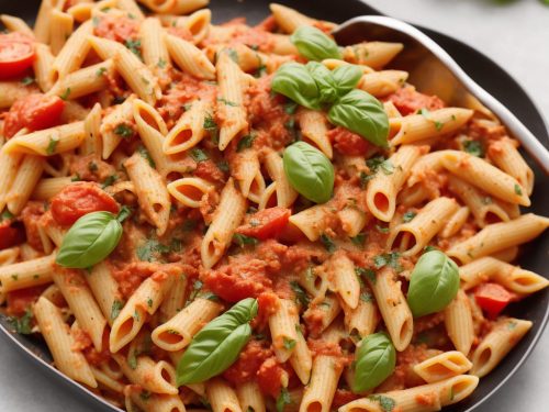 Tomato Basil Penne Pasta Recipe