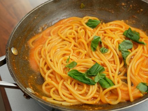 Tomato-Cream Sauce for Pasta