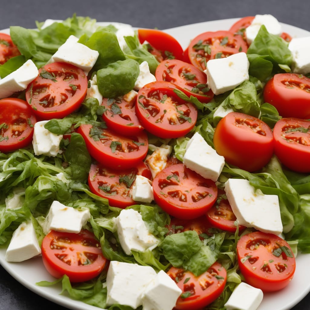 Tomato & Mozzarella Salad with Tomato Dressing