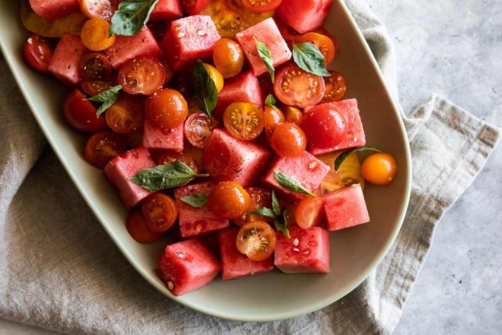 Tomato Watermelon Salad