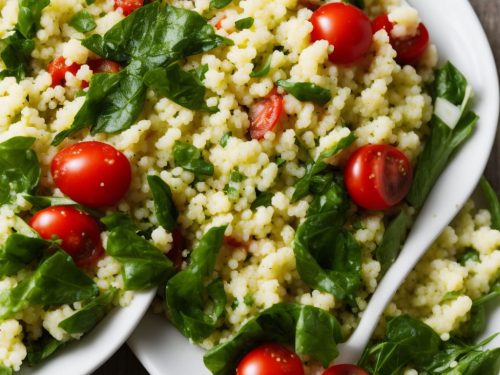 Tricolore couscous salad