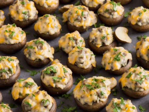 Triple Cheese & Tarragon-Stuffed Mushrooms