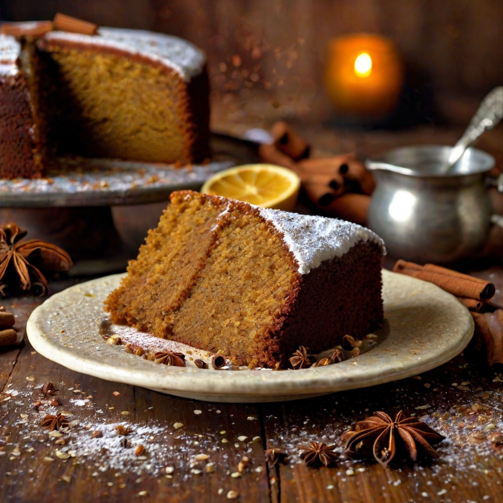 Triple Ginger & Spice Cake