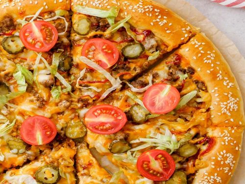 True Cheeseburger Pizza