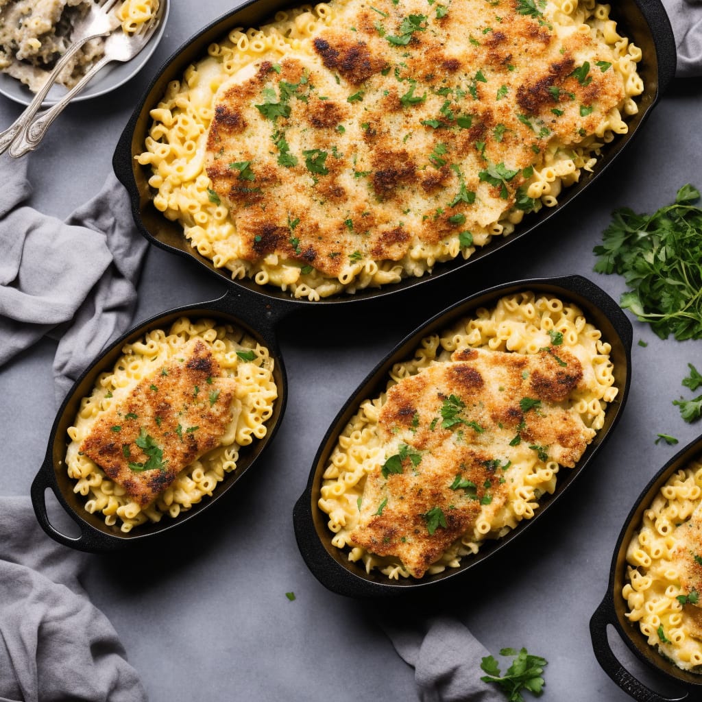 Truffled Macaroni & Smoked Haddock Bake