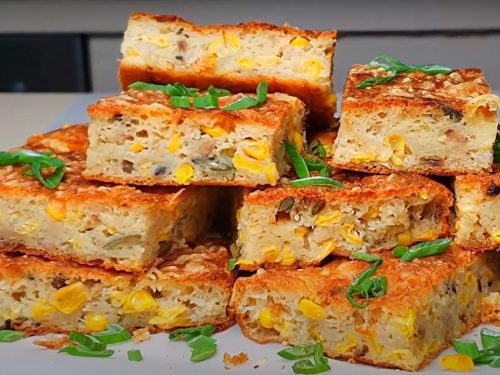 Tuna & Sweetcorn Slice