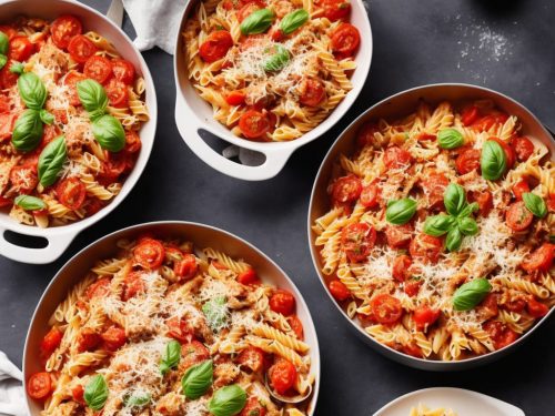 Tuna & Tomato Pasta Bake