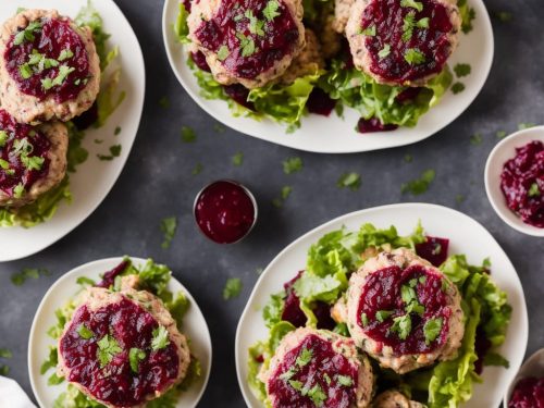 Turkey Burgers with Beetroot Relish