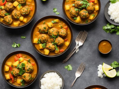 Turkey Meatball & Pineapple Curry