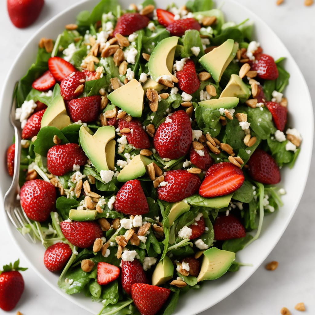 Turkey, Strawberry & Avocado Salad