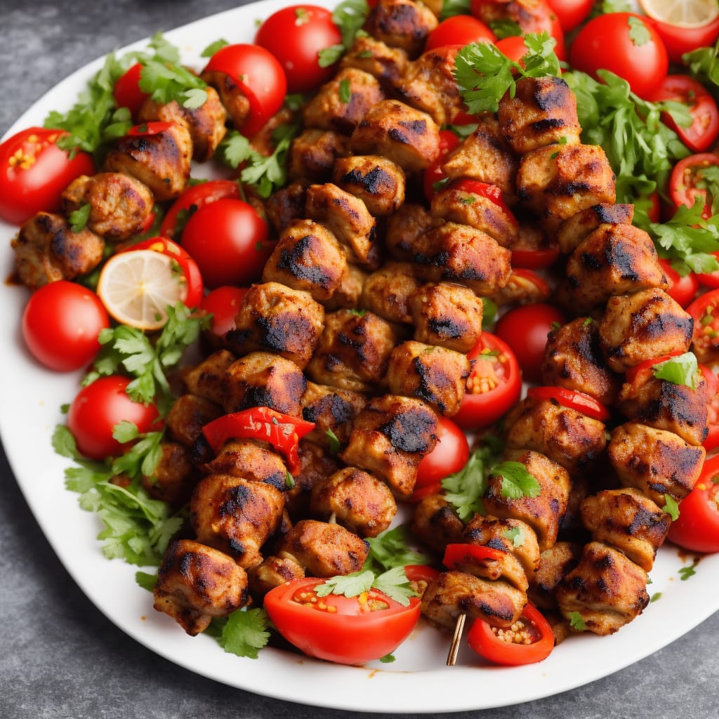 Turkish Kebabs with Tomato Chili Sauce