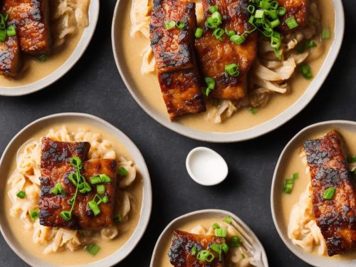 Twice-cooked Pork Belly with Cider Sauce