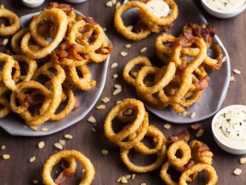 Ultimate Onion Rings with Bacon Mayo