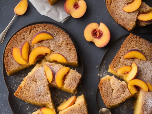 Upside-down Peach Sponge