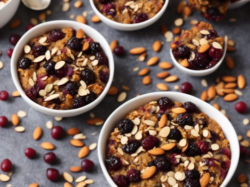 Vegan Almond Berry Baked Oats