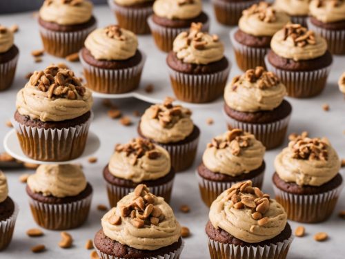 Vegan Banana & Peanut Butter Cupcakes