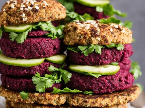 Vegan Beetroot & Quinoa Burgers