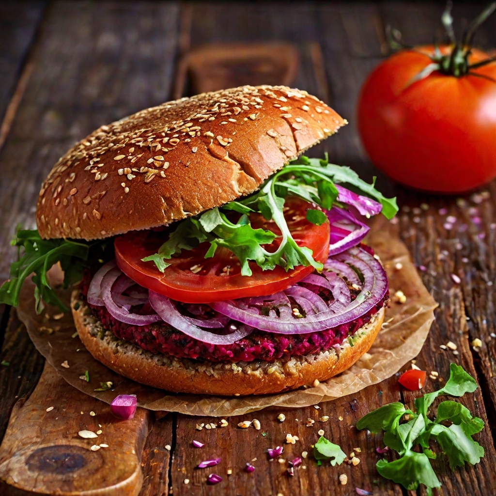 Vegan Beetroot & Quinoa Burgers