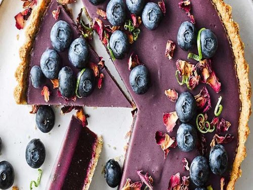 Vegan Blueberry & Lime Tart