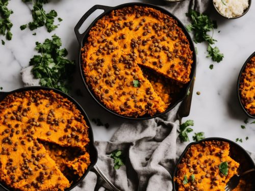 Vegan Lentil & Sweet Potato Cottage Pie