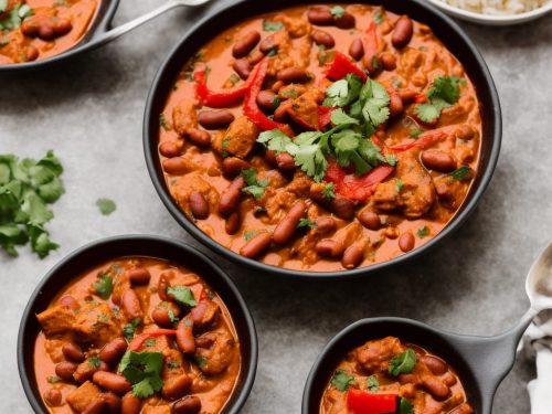 Vegan Red Pepper & Bean Tikka Masala