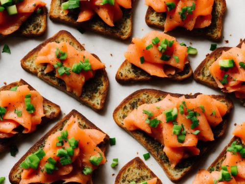 Vegan Smoked Salmon Toasts