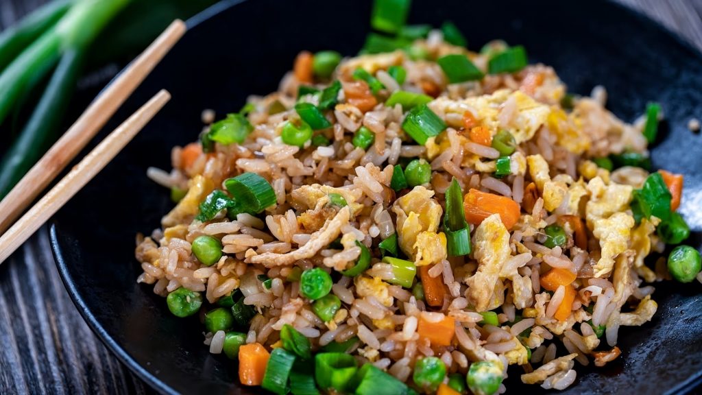 Vegetarian Egg-Fried Rice