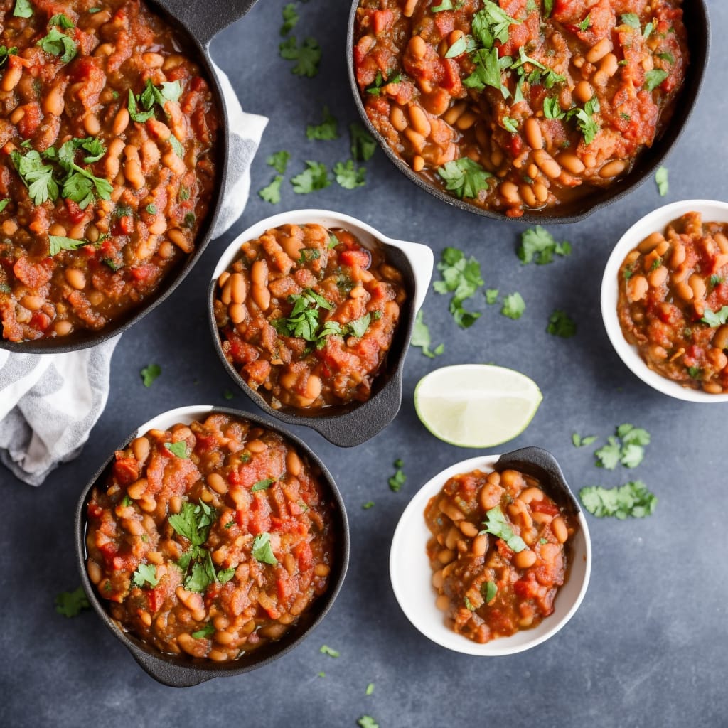 Veggie Bean Bakes with Salsa