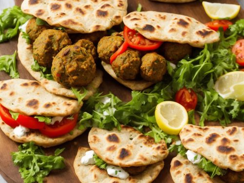 Veggie Kofta Pittas with Pick & Mix Sides