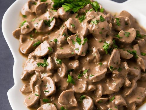 Venison Stroganoff