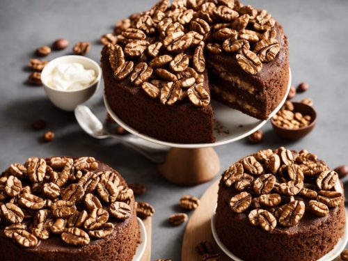 Walnut & Coffee Gateau