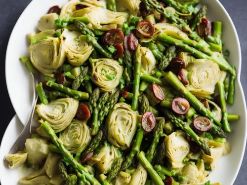 Warm Artichoke & Asparagus Summer Salad